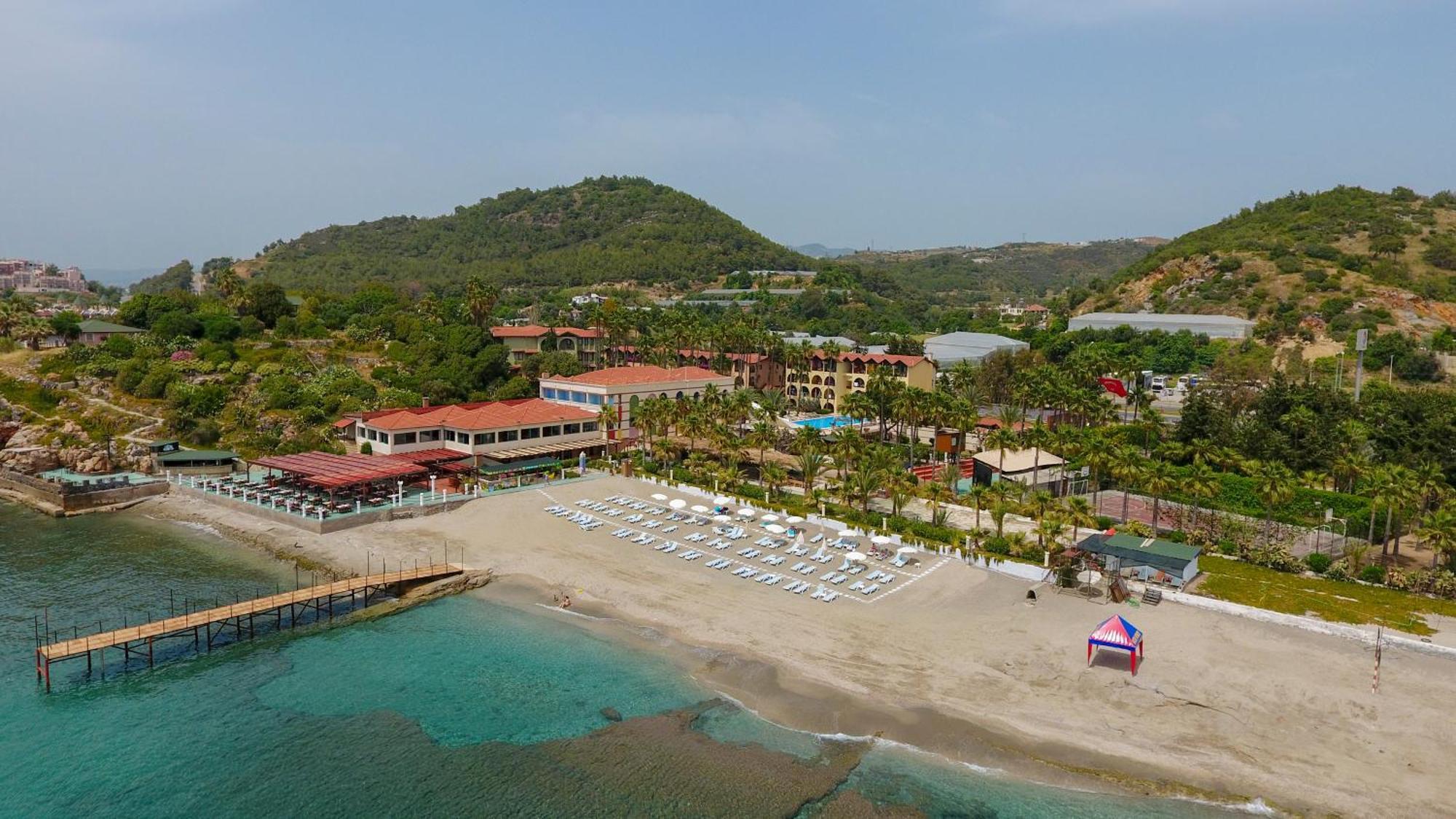 Green Paradise Beach Hotel Toslak Luaran gambar